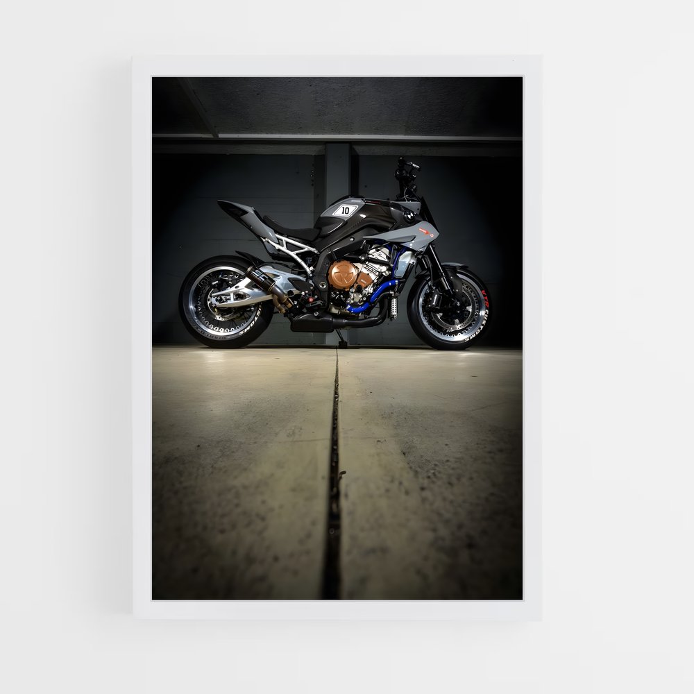 Poster Garage Rider – affiche BMW Motorrad (vue 3)